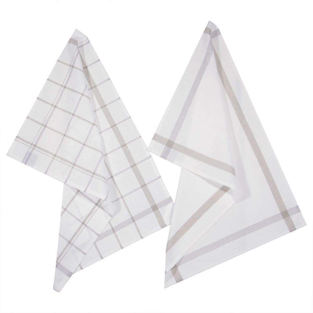 PACK 2 PANOS DE COZINHA COR CINZENTO 45X70CM