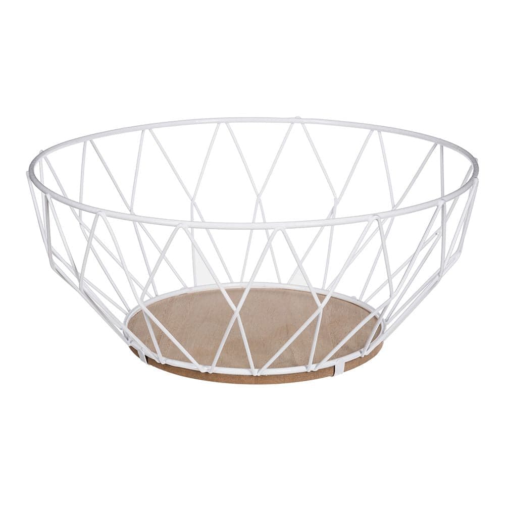 FRUTEIRO METÁLICO BALTIK BRANCO Ø28CM CORES/MODELOS DIVERSOS