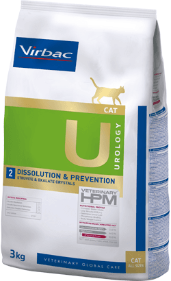 Virbac Vet Hpm Adult Diets U2 Urology Dissolution & Prevention Cat 1,5Kg
