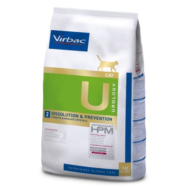 Virbac Vet Hpm Adult Diets U2 Urology Dissolution & Prevention Cat 3Kg