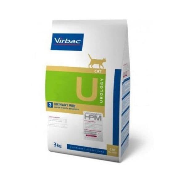 Virbac HPM Adult Cat U3 Urology Urinary Wib 3Kg