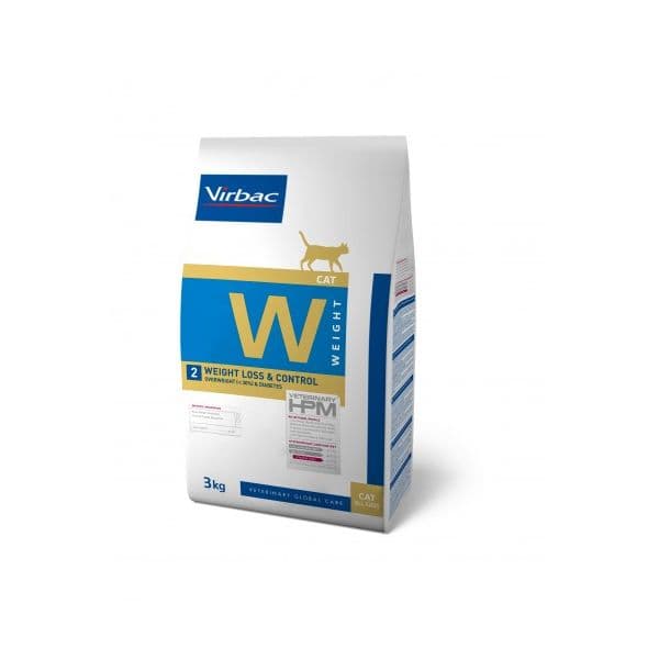 Virbac Vet Hpm Adult Diets W2 Weight Loss & Control Cat 3Kg
