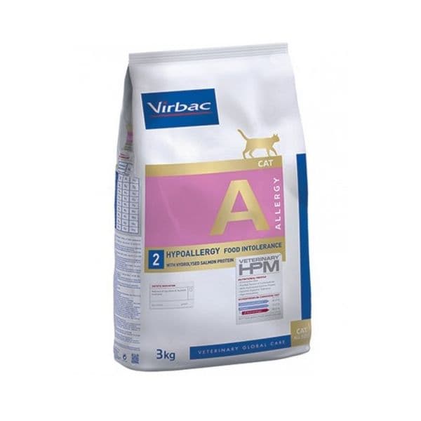 Virbac Vet Hpm Adult Diets A2 Hypoallergy Hydrolysed Fish Protein Cat 3Kg