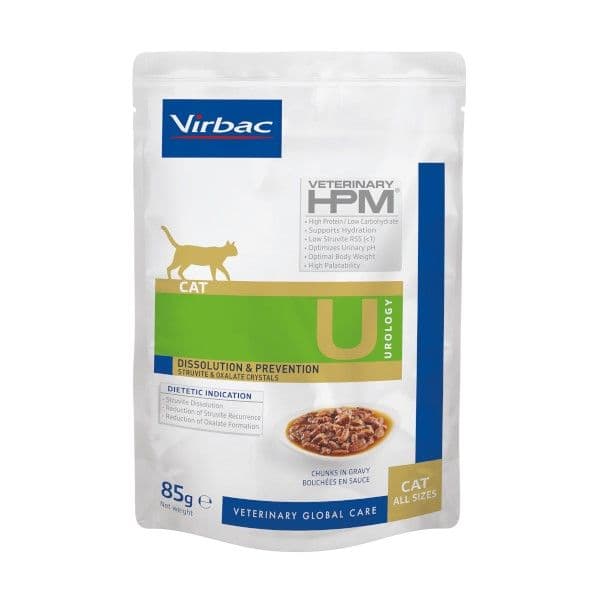 Ração Húmida Vibac HPM Urology Cat Dissolution & Prevention Wet 85g