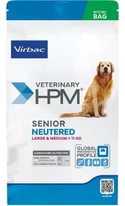 VIRBAC VET HPM Cão Senior Esterilizado Raças Grandes e Médias 12 Kg