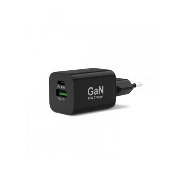 Port Carregador 45w Gan (nitreto Galio) Inclui Cabo Usb-c