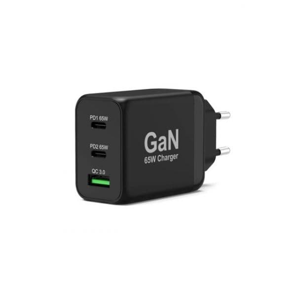 PORT Carregador GaN 65W Preto
