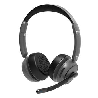 Port Designs 912003 Auscultadores Binaural Bluetooth com Base e Cancelamento de Ruído Ativo