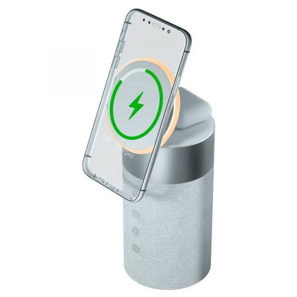 BigBen Coluna Bluetooth + Carregador Magsafe 15W + 5W