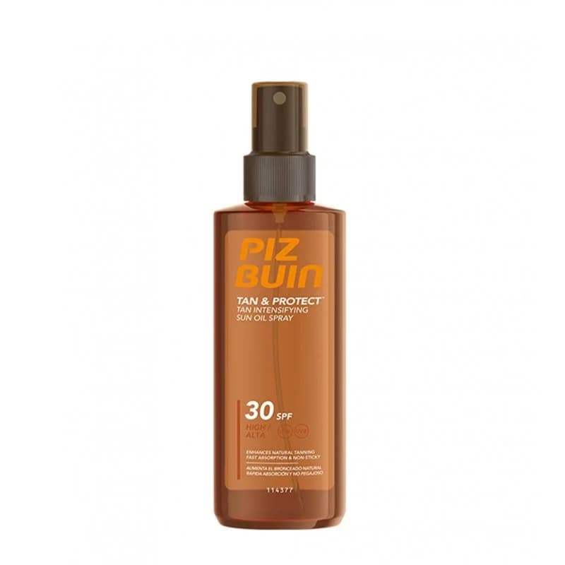 piz buin Tan & Protect Óleo Spray Acelerador de Bronzeado FPS 30 150 ml