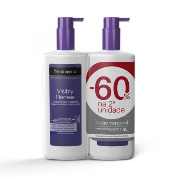 Neutrogena Visibly Renew Loção Corporal 2x750ml