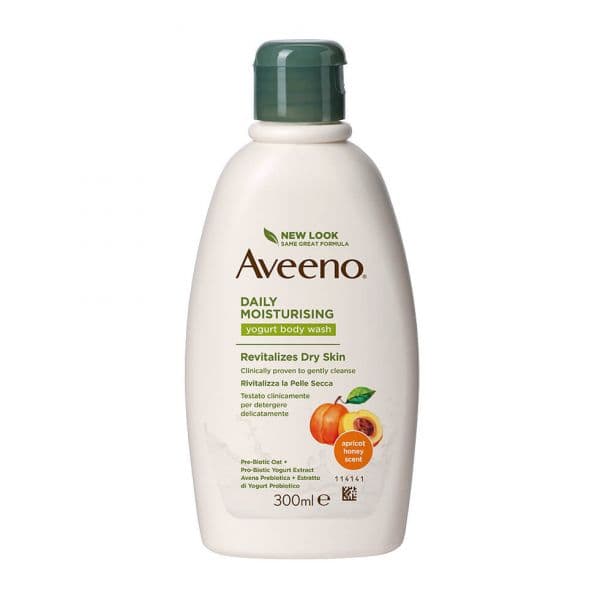 Aveeno Daily Moisturising Body Wash Apricot and Honey 300ml