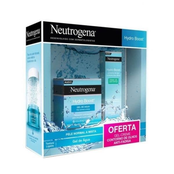 Neutrogena Hydro Boost Gel Água 50ml + Gel-Creme Olhos 15ml Coffret