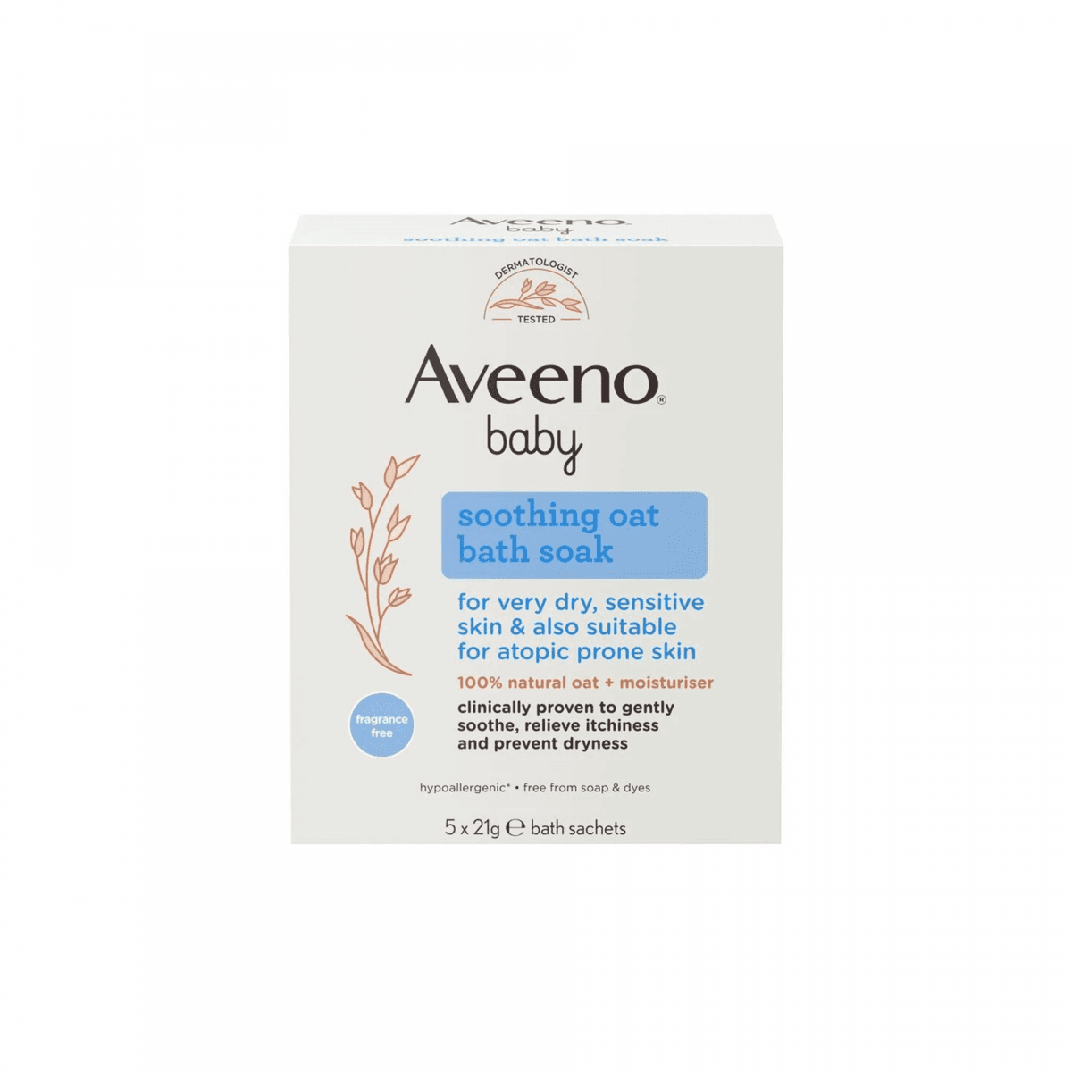 Aveeno Baby Eczema Therapy Soothing Bath Treatment 5 Saquetas