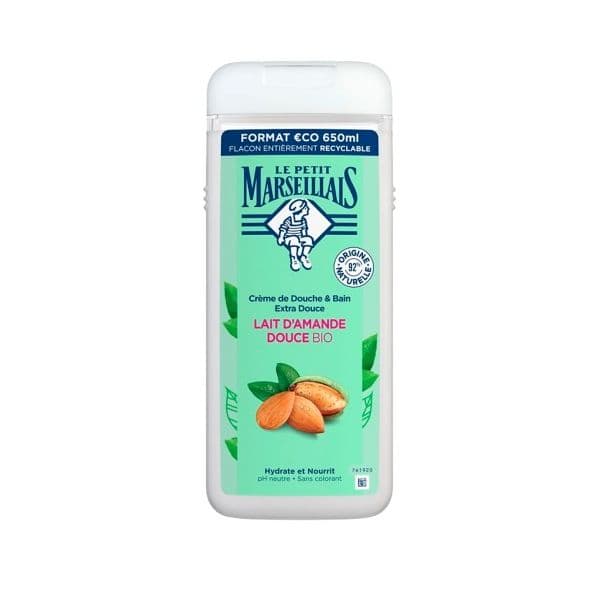 Le Petit Marseillais Leite de Amêndoas Doces Gel de Banho 650ml