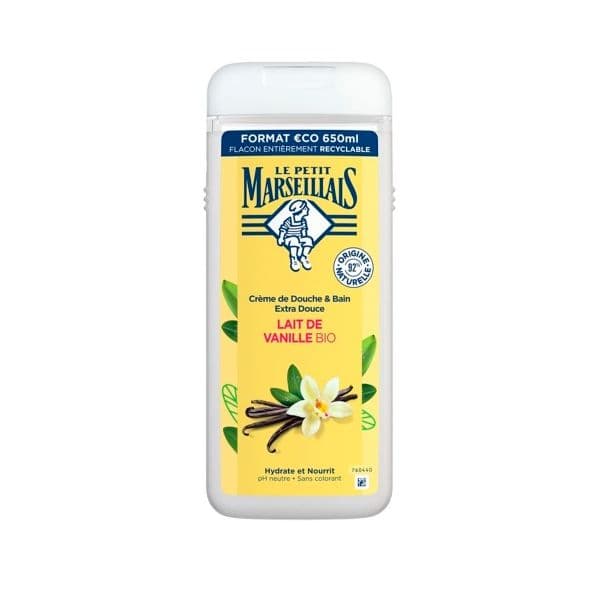 Le Petit Marseillais Leite de Baunilha Gel de Banho 650ml