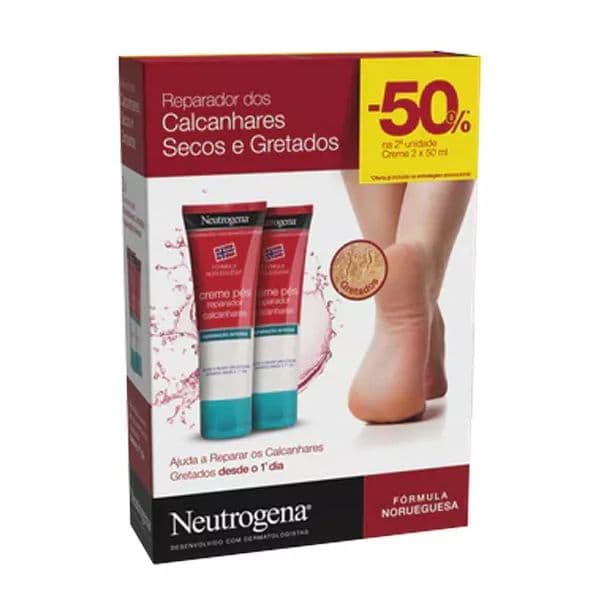 Neutrogena Creme Calcanhares Gretados 2x50ml