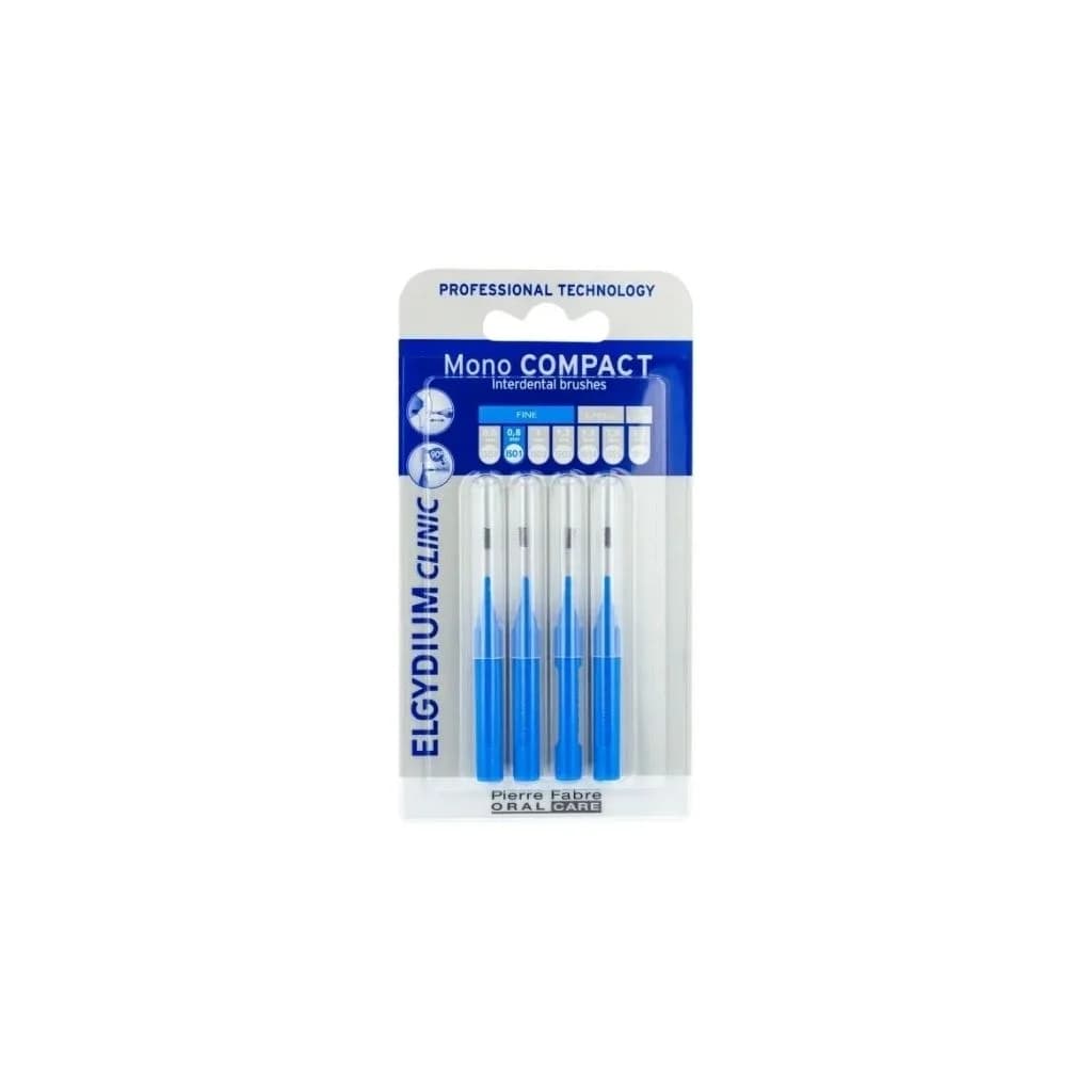 Elgydium Escovilhão Compact Mono Azul 4 Unidades