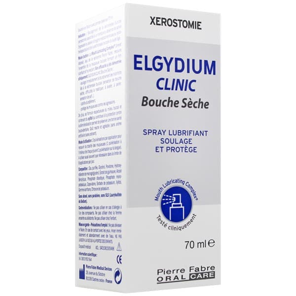 Elgydium Clinic Xeros Spray Boca Seca70ml 