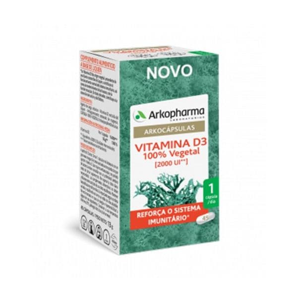 Arkocápsulas Vitamina D3 45 Cápsulas
