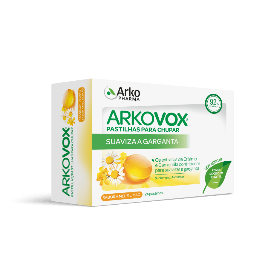 Arkovox Mel / Limão 24 Pastilhas