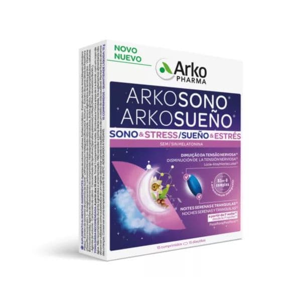 Arkopharma Arkosono Sono & Stress 15 Comprimidos