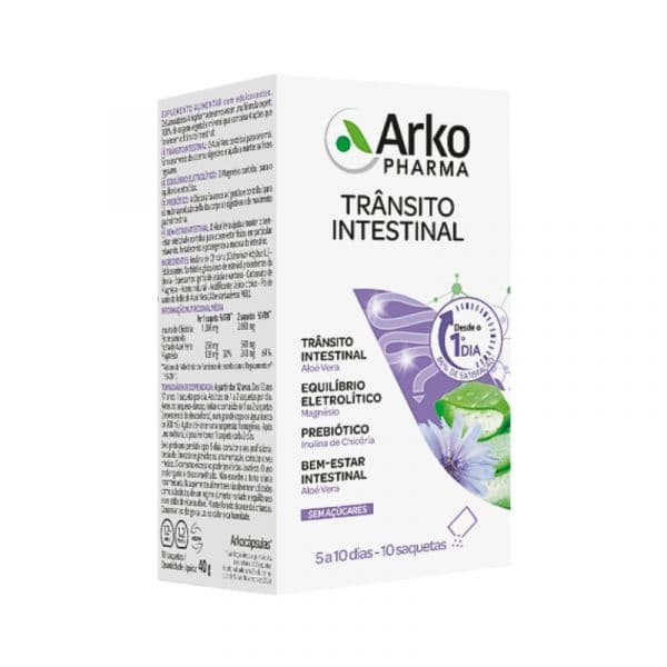 Arkopharma Arkocápsulas Trânsito Intestinal 10 Saquetas