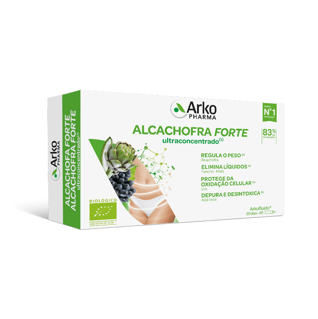 Arkofluido Alcachofra Forte Ampolas 20x15ml