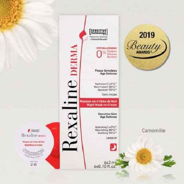 Rexaline Derma Night Mask-in-Cream 6x3ml