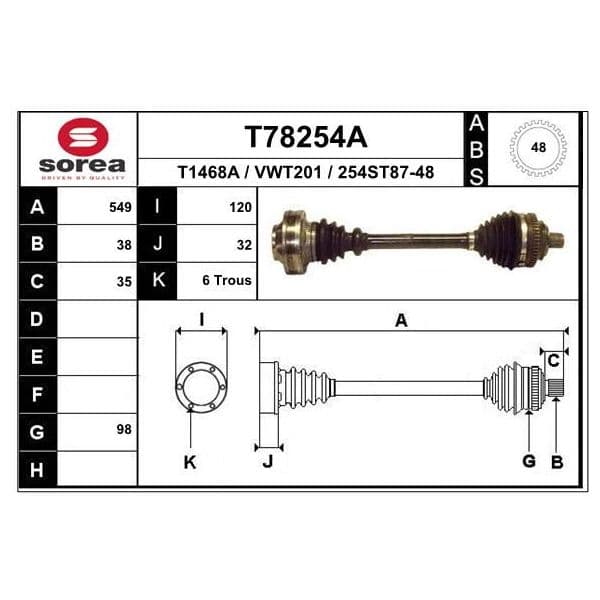 Eai Transmissões t4 2.5 Tdi T78254A