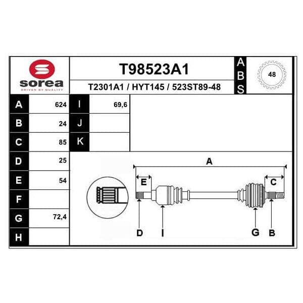 EAI Transmission / Hyundai i10 - T98523A1