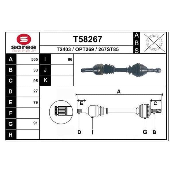 EAI Transmission / Opel Astra 1,9 Cdti Auto - T58267