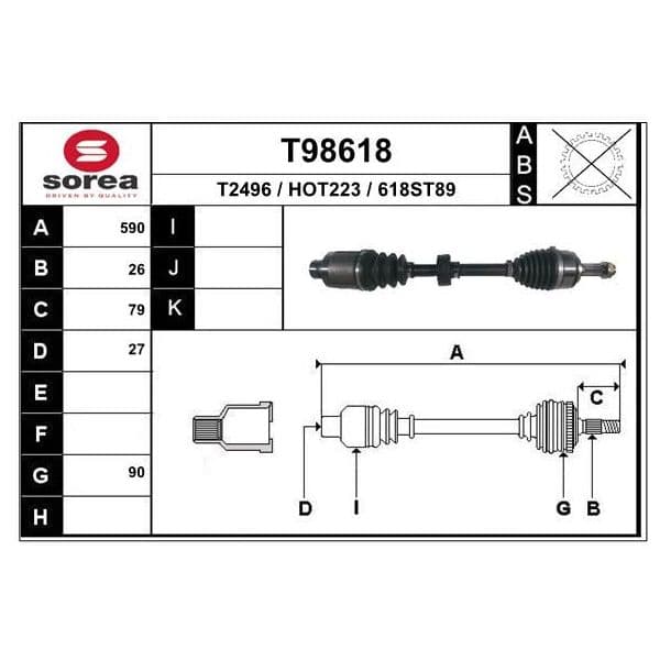 EAI Transmission / Civic Vii Manu 1,4 Ess - T98618
