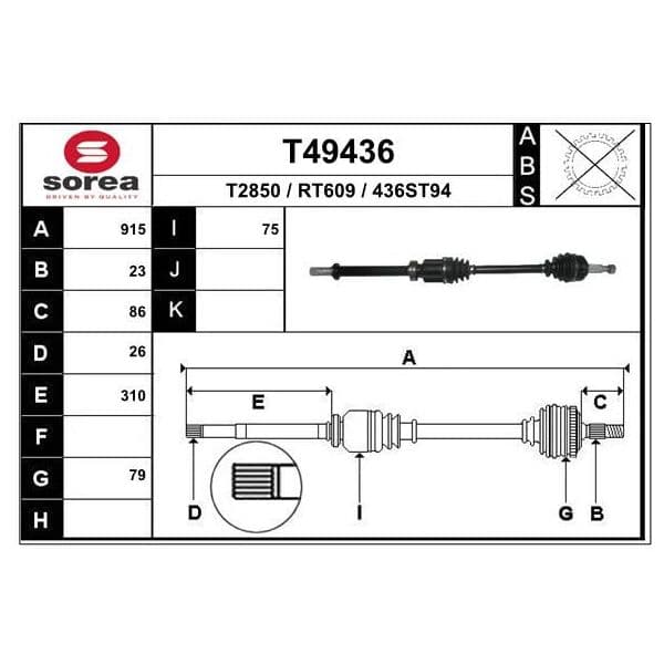 EAI Transmission / Renault Kangoo Manu. - T49436