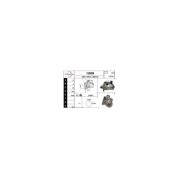 Eai Motores de Arranque Focus / C-max 1.6 Td 12008