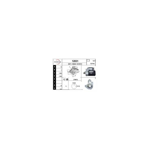 Eai Motores de Arranque / Matiz 12031