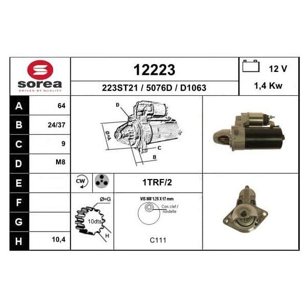 EAI Motor de Arranque - 12223