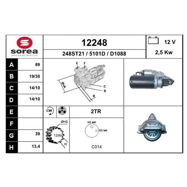 EAI Motor de Arranque - 12248