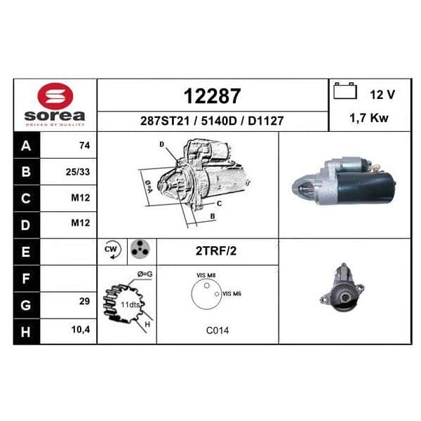 EAI Motor de Arranque - 12287