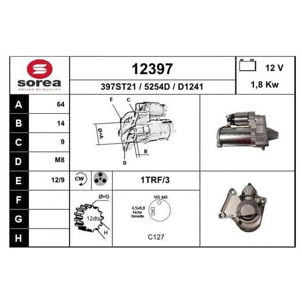 EAI Motor de Arranque - 12397