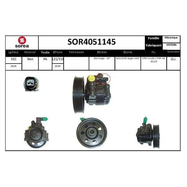 Eai Bomba de Direcção Assistida / Ford - SOR4051145