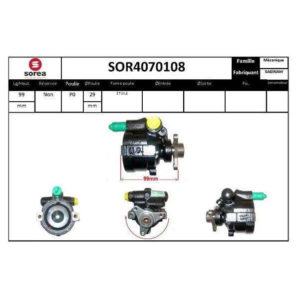 Eai Bomba de Direcção Assistida / Dacia Renaul - SOR4070108