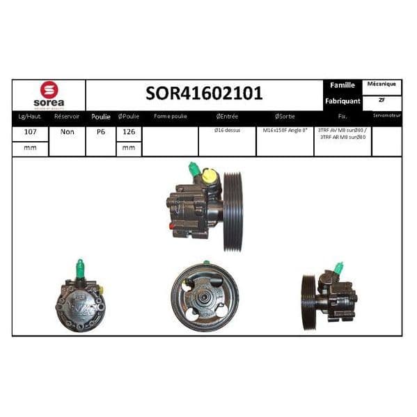 Eai Bomba de Direcção Assistida / Psa Fiat - SOR41602101