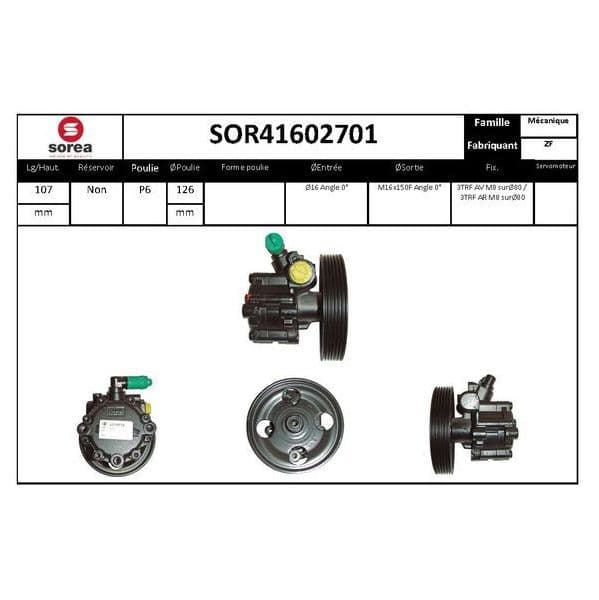Eai Bomba de Direcção Assistida / Citroën Fiat - SOR41602701