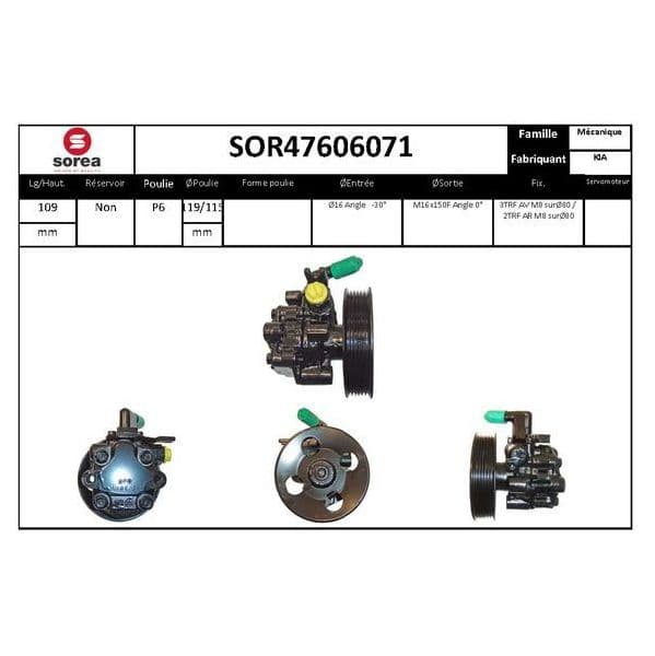 Eai Bomba de Direcção Assistida / Hyundai Kia - SOR47606071