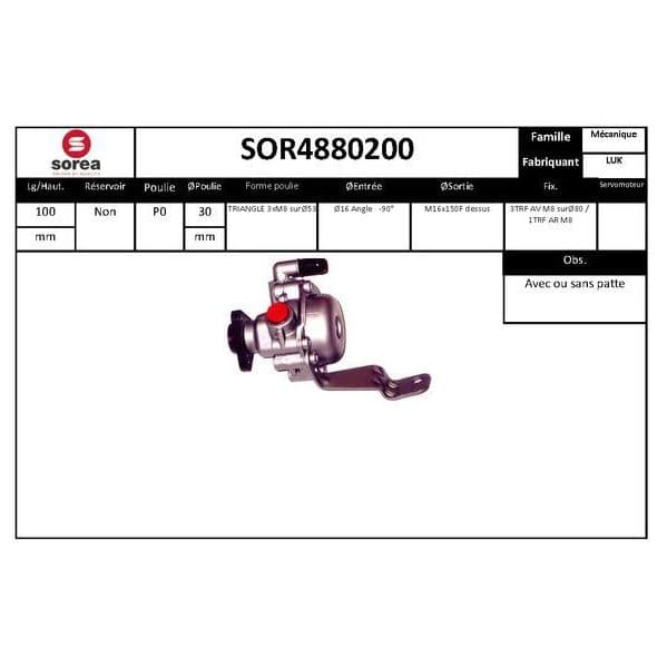 Eai Bomba de Direcção Assistida / Bmw - SOR4880200