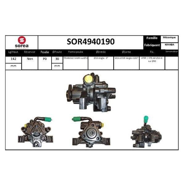 Eai Bomba de Direcção Assistida / Citroën Fiat - SOR4940190