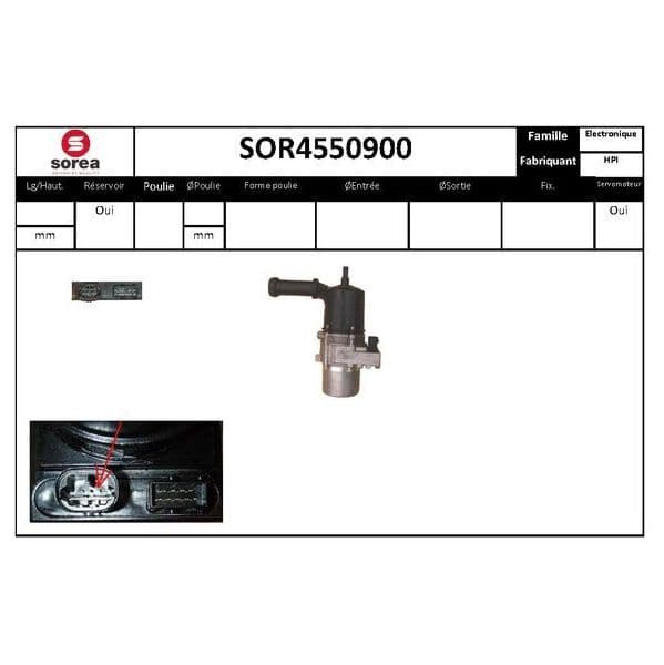 Eai Bomba de Direção Assistida Peugeot - SOR4550900