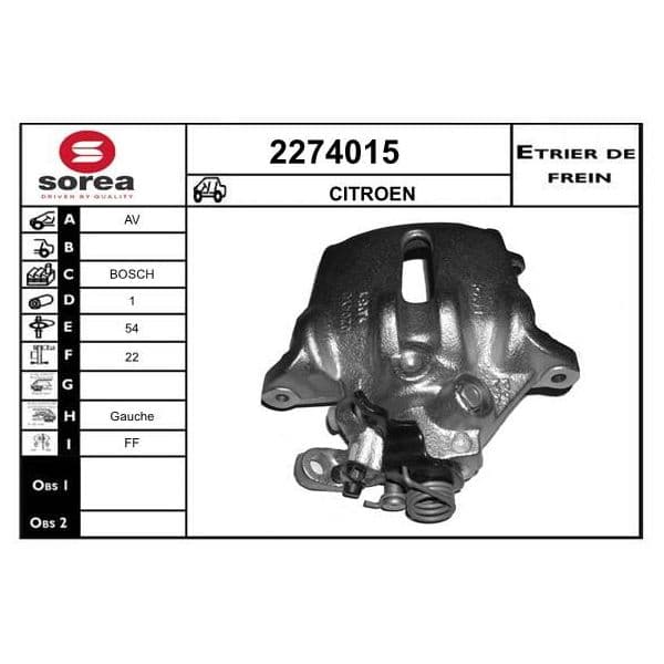 EAI Pinça de Travão - 2274015