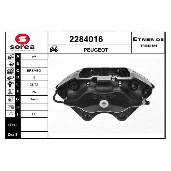 EAI Pinça de Travão - 2284016